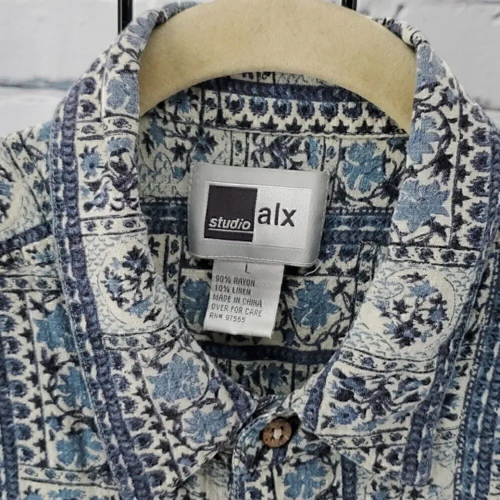 Blouse button down Studio ALX L - Picture 2 of 7